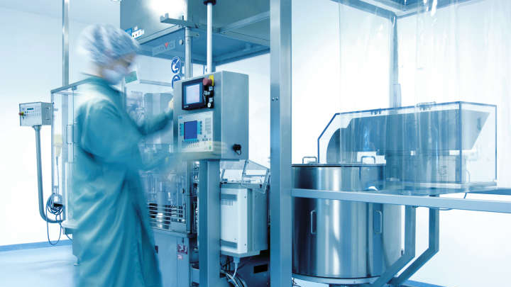 person working on a fermenter