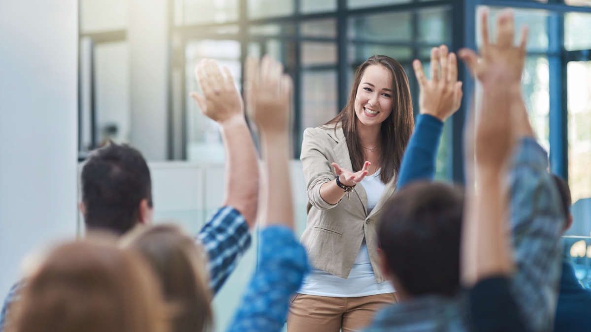 meeting, conference, rise hand, speach, discussion, questions