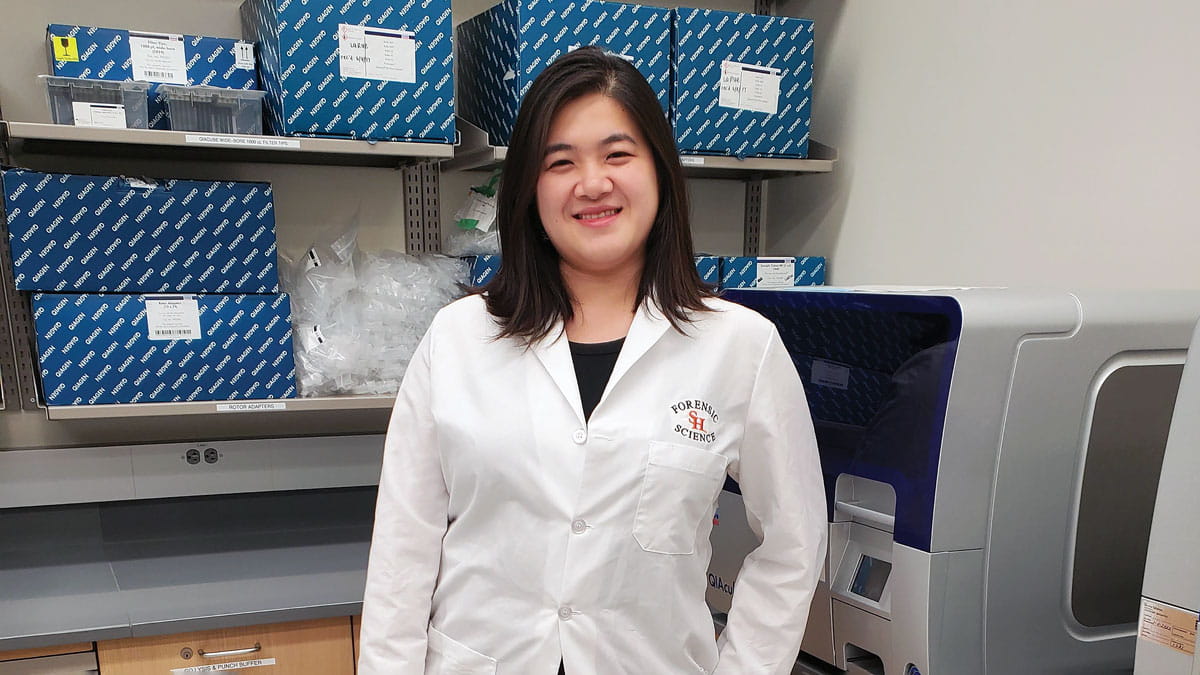 Young Investigator Julia Wang on microbiomes and sexual assault evidence