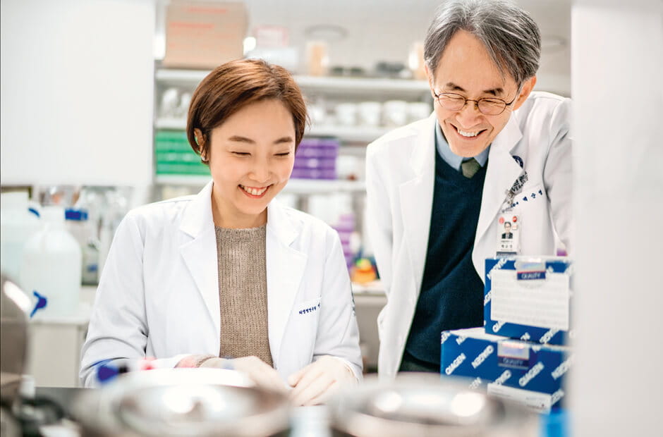 Laboratory scene