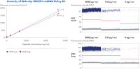 High precision over a broad dynamic range QIAcuity HEK293 resDNA Sizing Kit