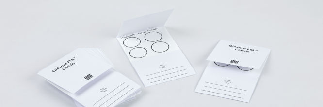 血液およびDNAサンプル用Non-Indicating FTA Cards | QIAGEN