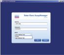 Easy login and assay selection.